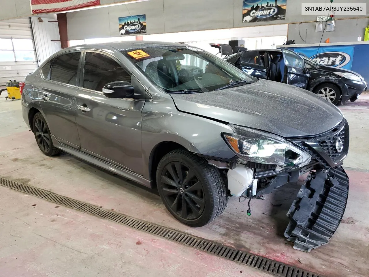 2018 Nissan Sentra S VIN: 3N1AB7AP3JY235540 Lot: 77736824