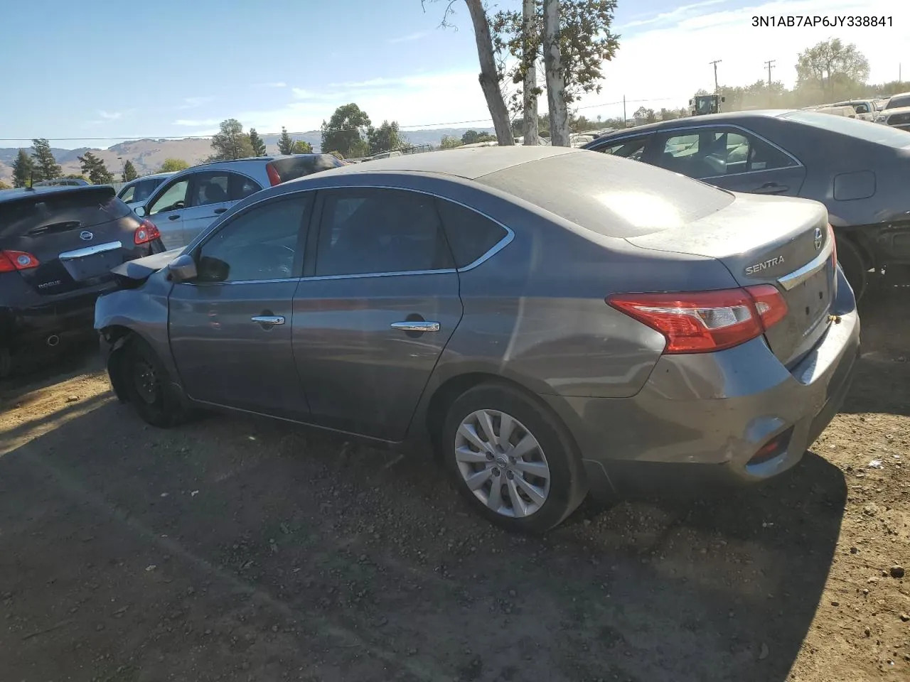 2018 Nissan Sentra S VIN: 3N1AB7AP6JY338841 Lot: 77814144