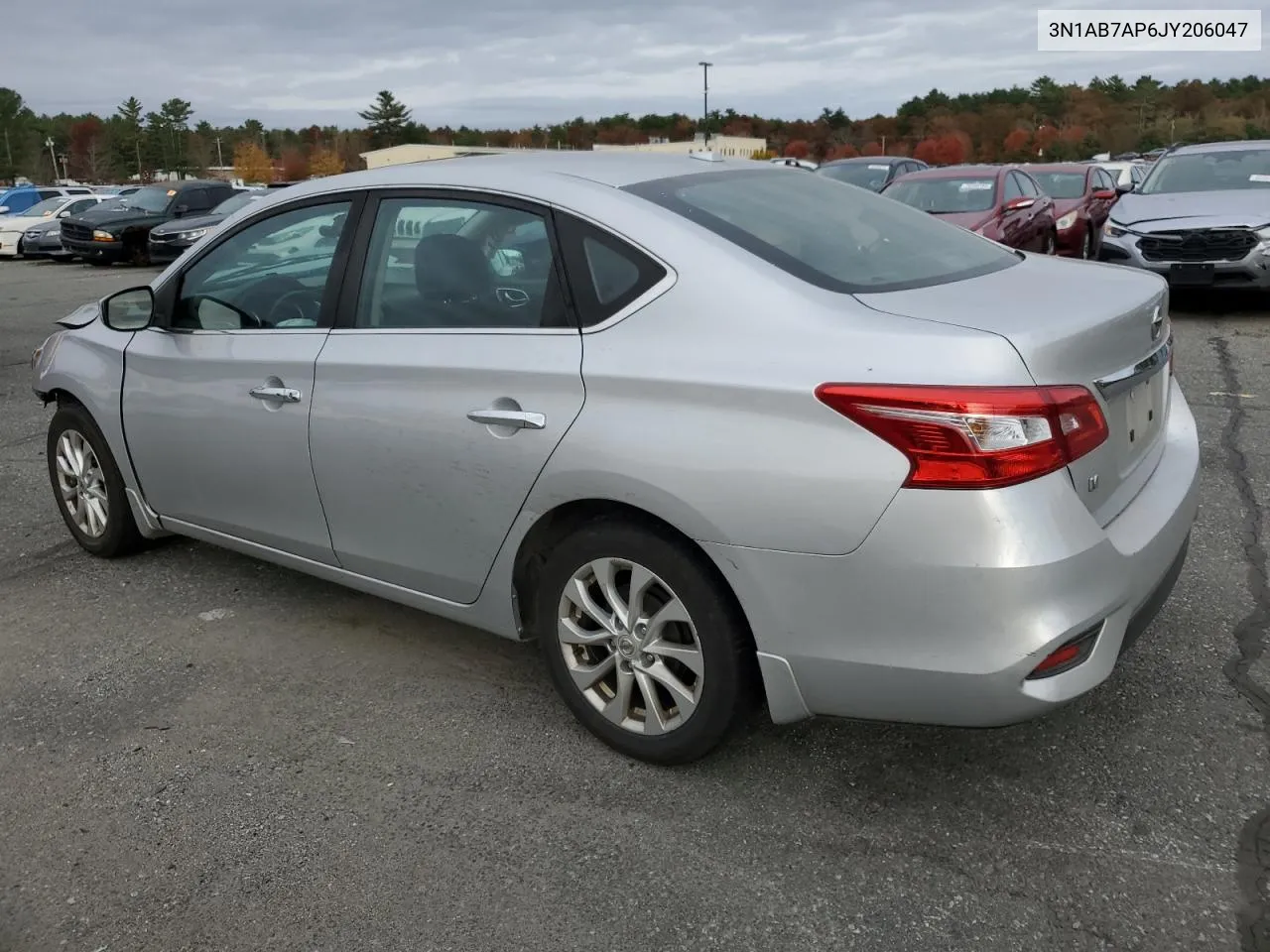 2018 Nissan Sentra S VIN: 3N1AB7AP6JY206047 Lot: 77961534