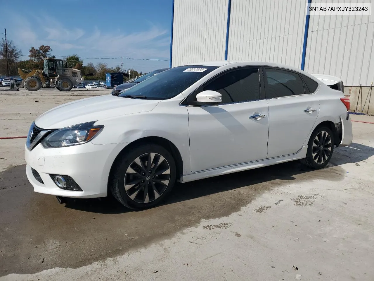 2018 Nissan Sentra S VIN: 3N1AB7APXJY323243 Lot: 78017884