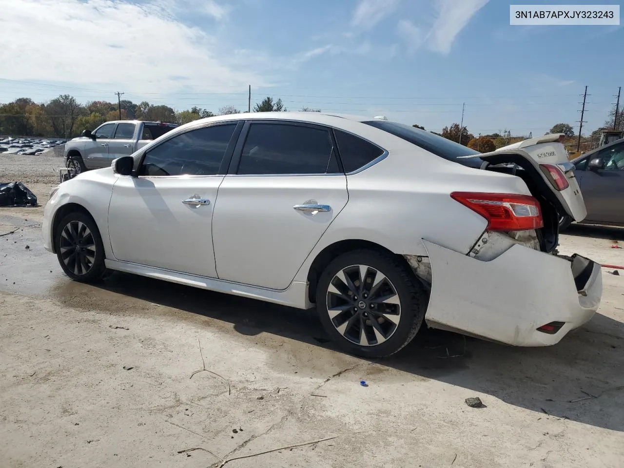 2018 Nissan Sentra S VIN: 3N1AB7APXJY323243 Lot: 78017884