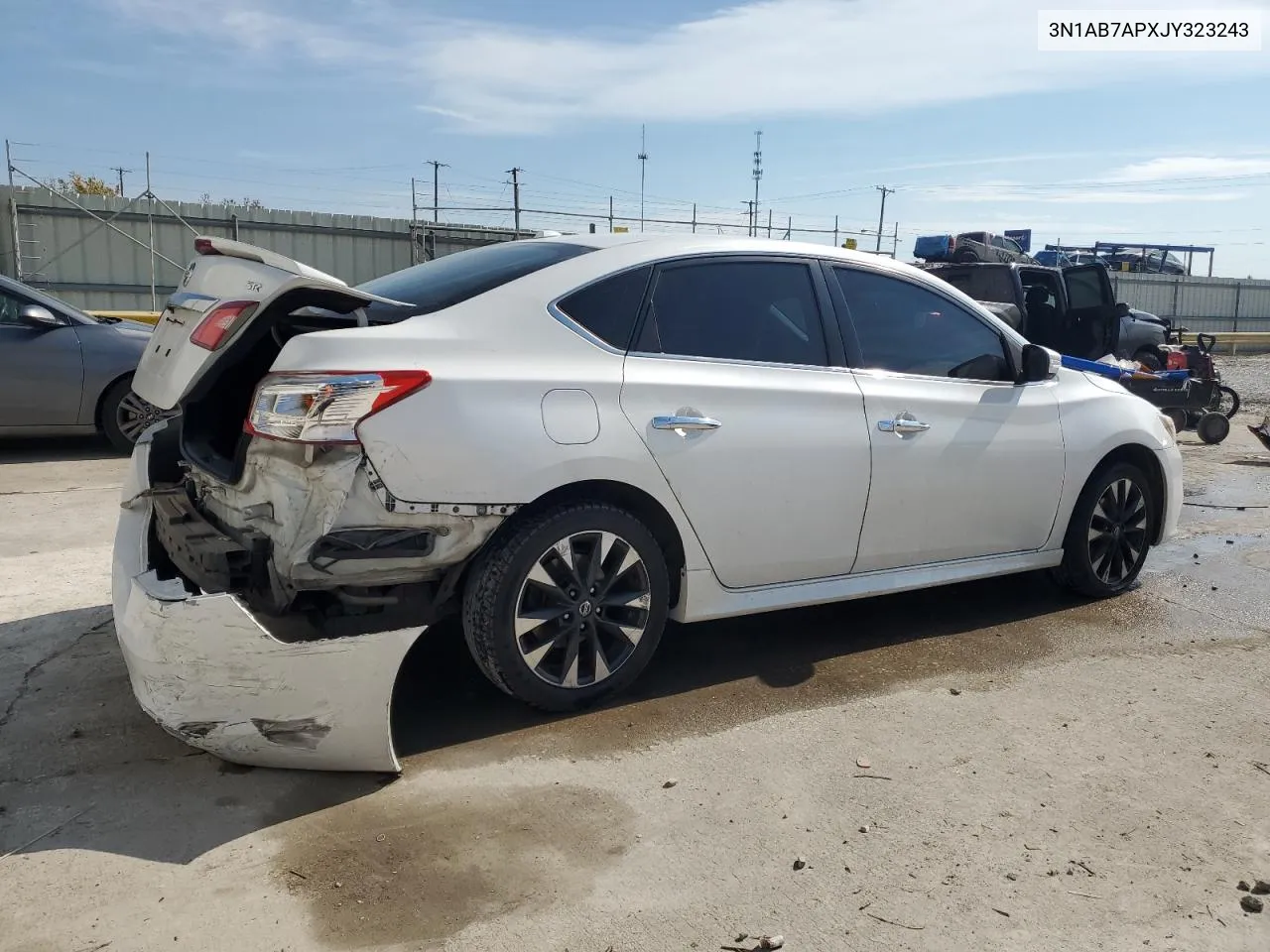 2018 Nissan Sentra S VIN: 3N1AB7APXJY323243 Lot: 78017884