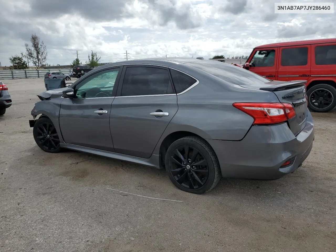 2018 Nissan Sentra S VIN: 3N1AB7AP7JY286460 Lot: 78151824