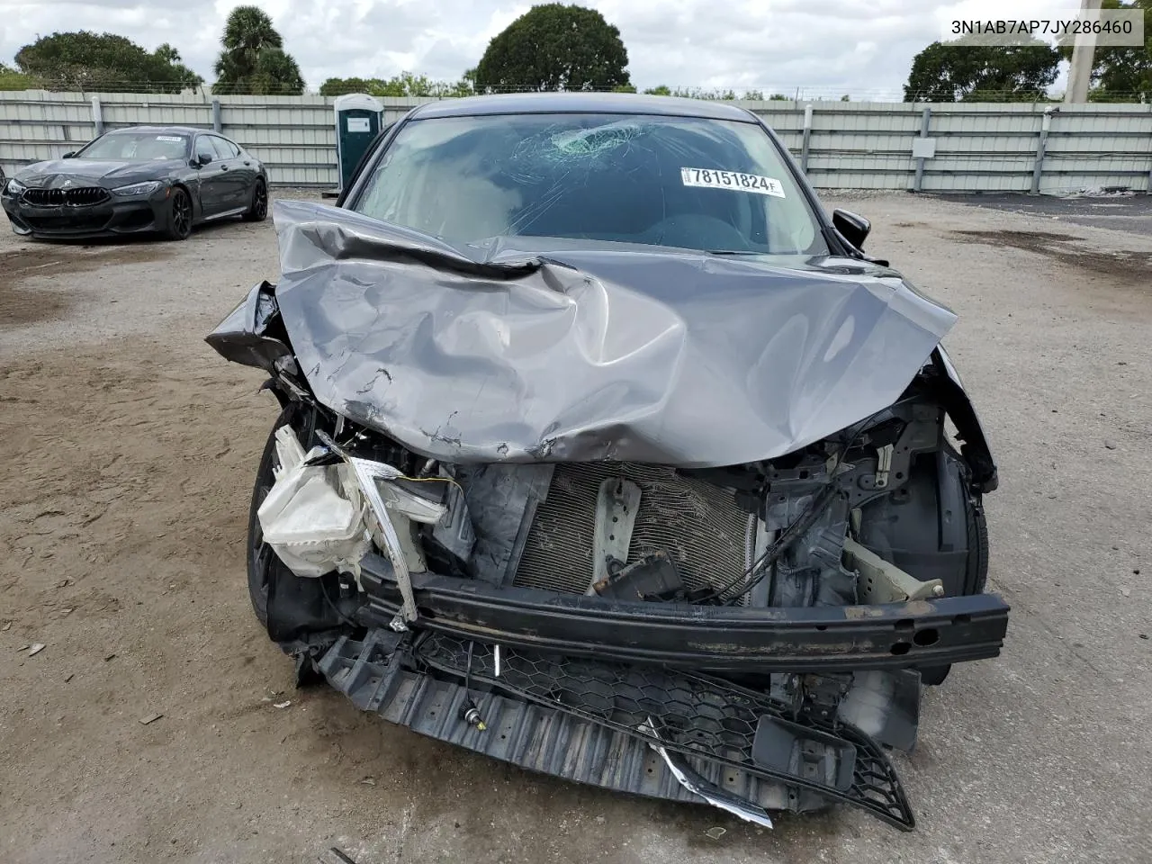 3N1AB7AP7JY286460 2018 Nissan Sentra S