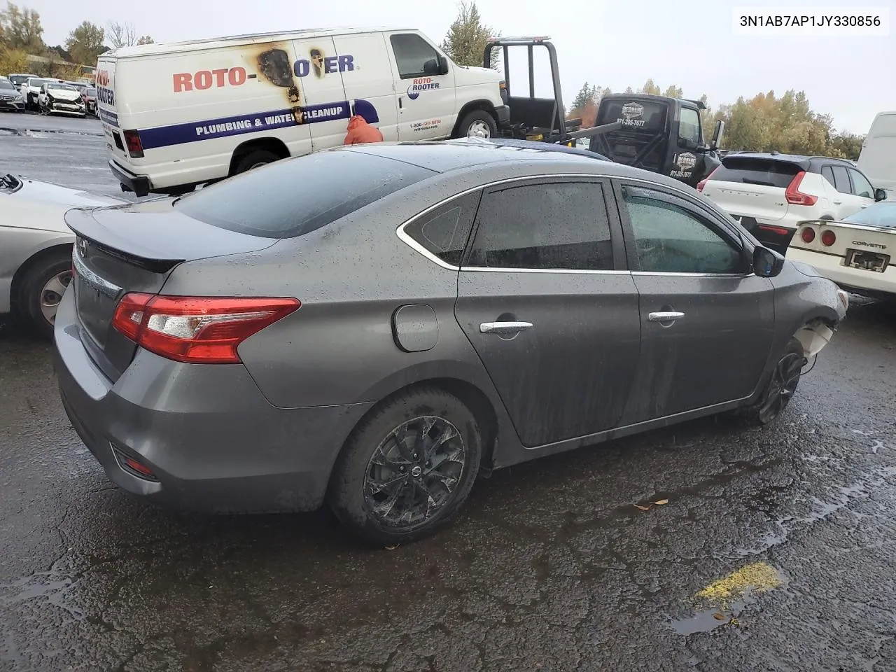 2018 Nissan Sentra S VIN: 3N1AB7AP1JY330856 Lot: 78251754