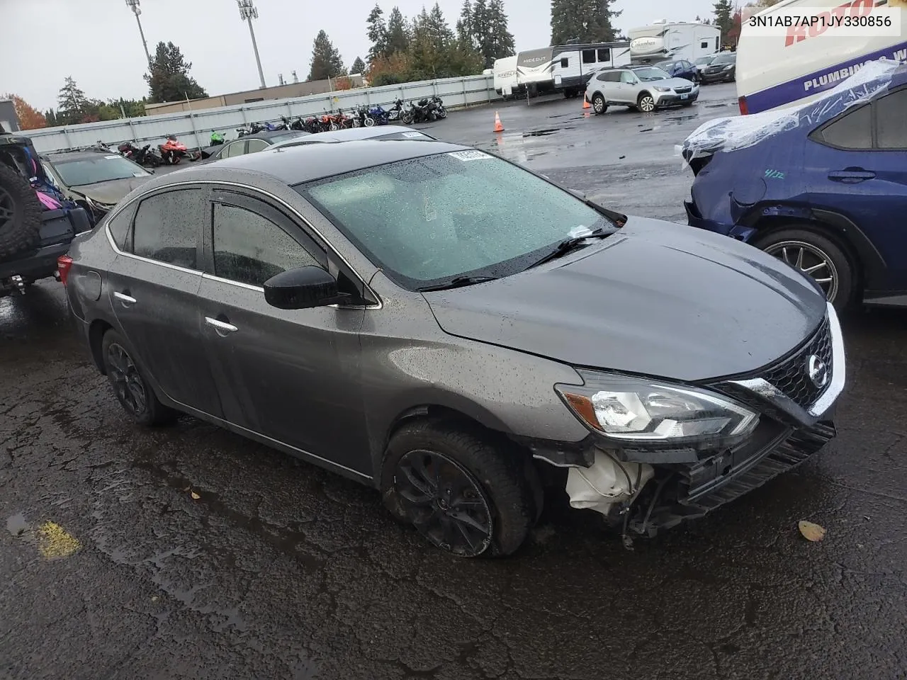 2018 Nissan Sentra S VIN: 3N1AB7AP1JY330856 Lot: 78251754