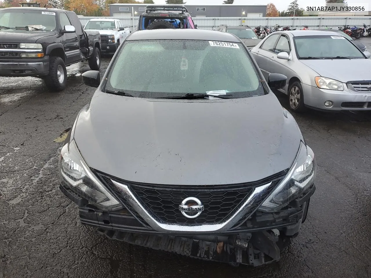 2018 Nissan Sentra S VIN: 3N1AB7AP1JY330856 Lot: 78251754