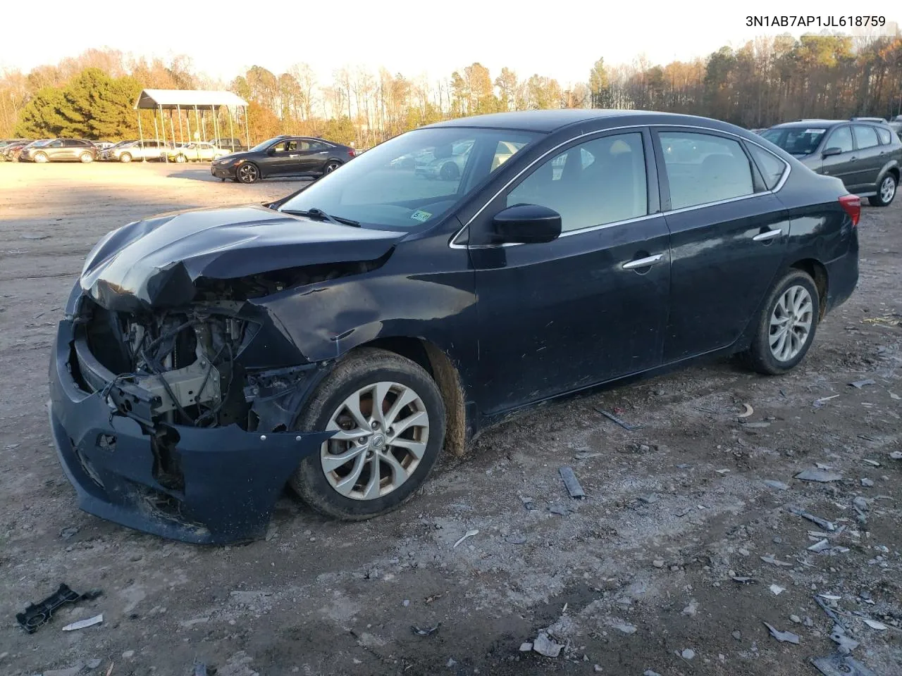 2018 Nissan Sentra S VIN: 3N1AB7AP1JL618759 Lot: 78599984