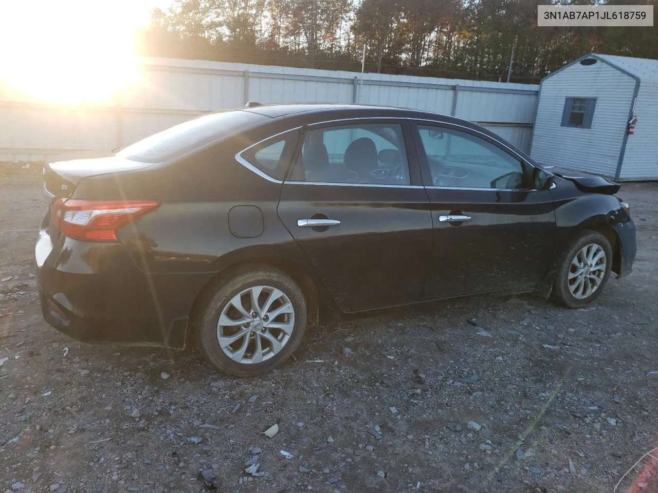 2018 Nissan Sentra S VIN: 3N1AB7AP1JL618759 Lot: 78599984