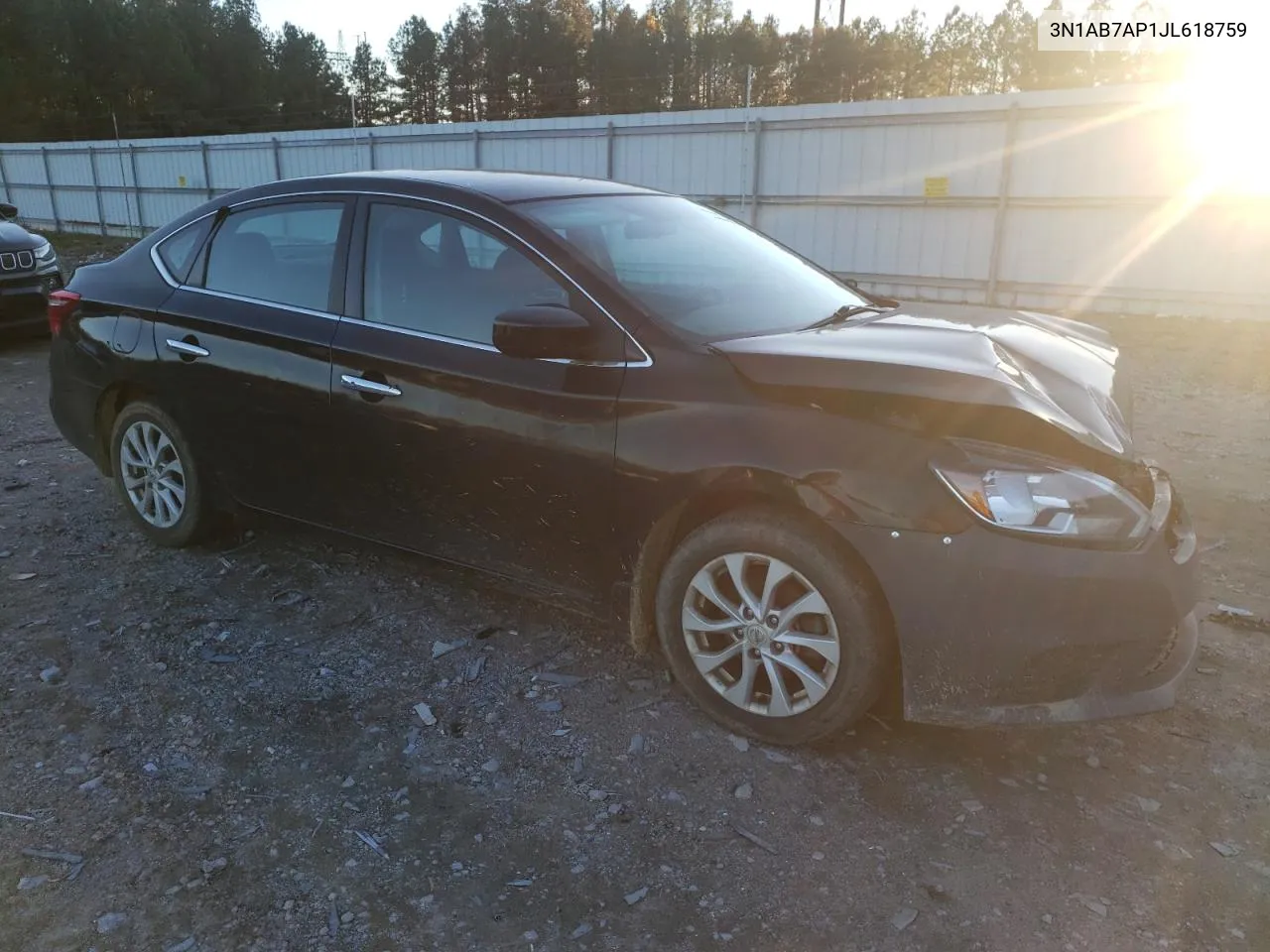 2018 Nissan Sentra S VIN: 3N1AB7AP1JL618759 Lot: 78599984