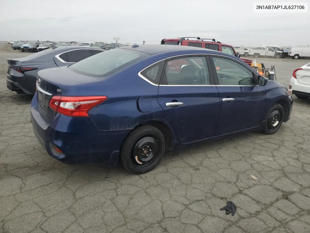 2018 Nissan Sentra S VIN: 3N1AB7AP1JL627106 Lot: 78612954