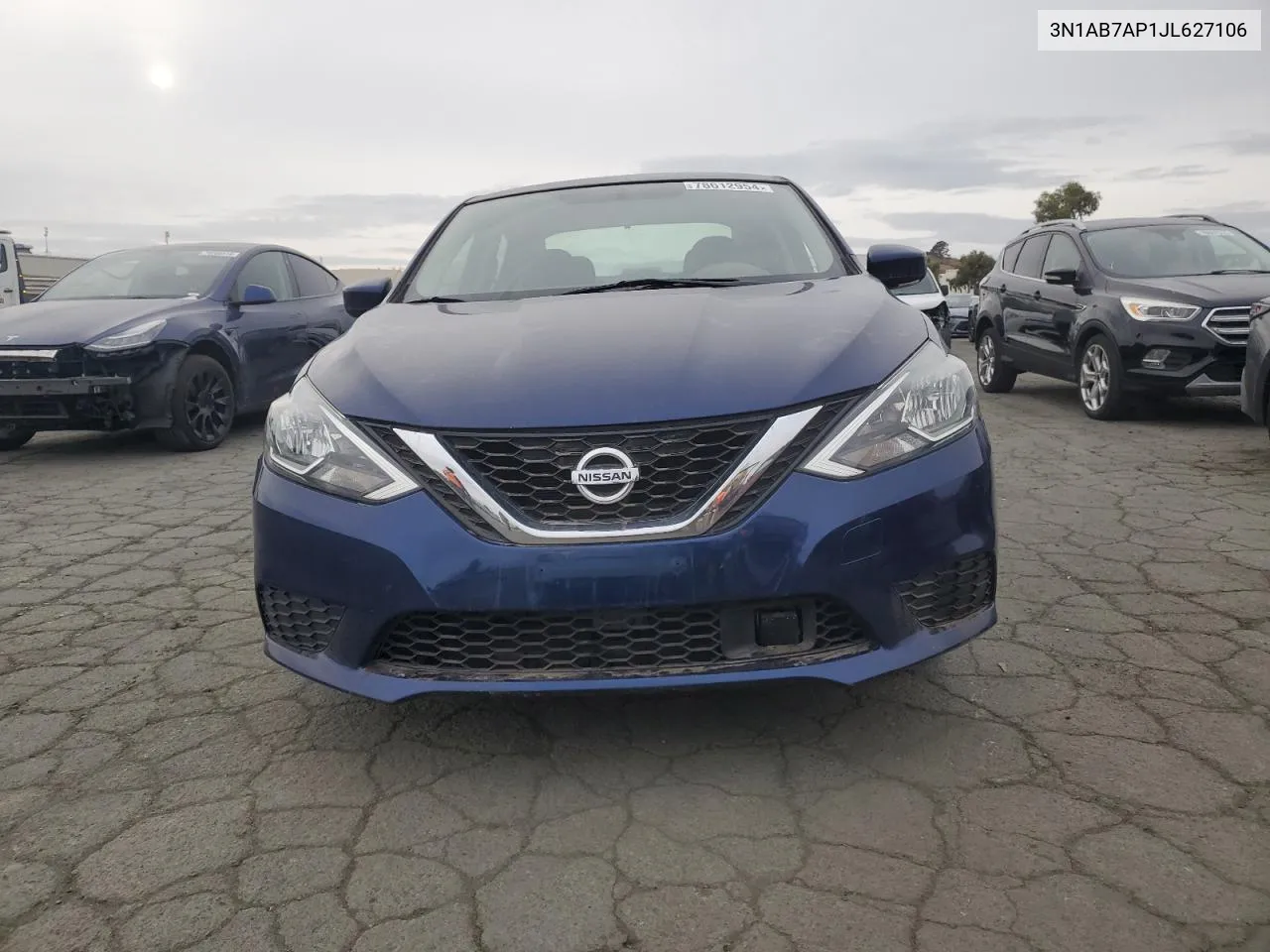 2018 Nissan Sentra S VIN: 3N1AB7AP1JL627106 Lot: 78612954