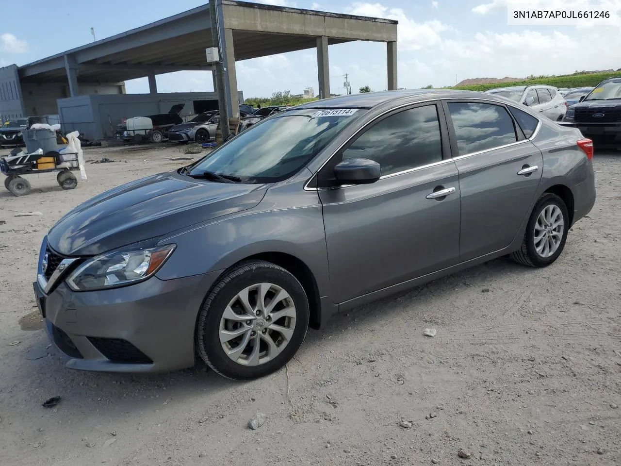 2018 Nissan Sentra S VIN: 3N1AB7AP0JL661246 Lot: 78615114