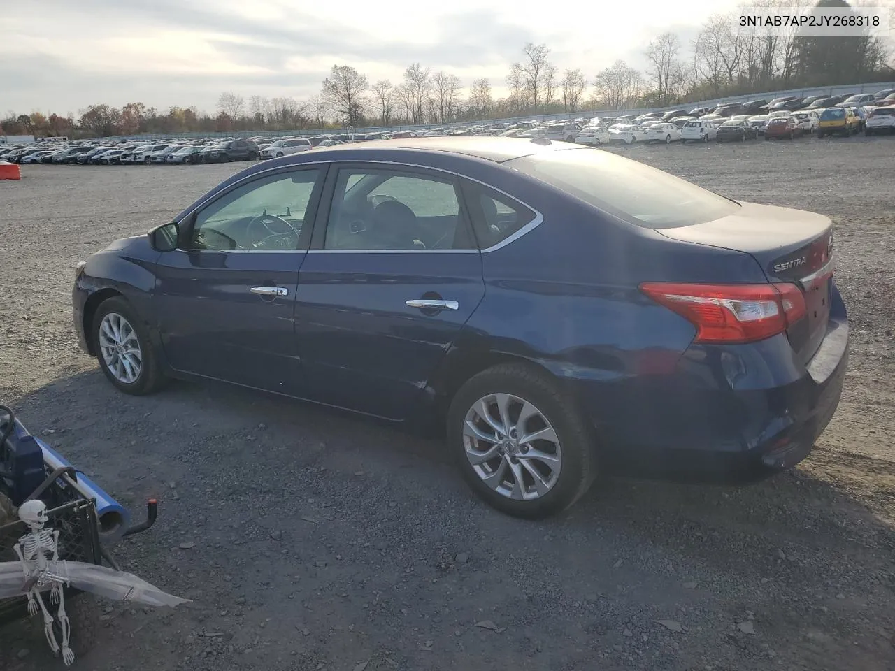 2018 Nissan Sentra S VIN: 3N1AB7AP2JY268318 Lot: 78723264