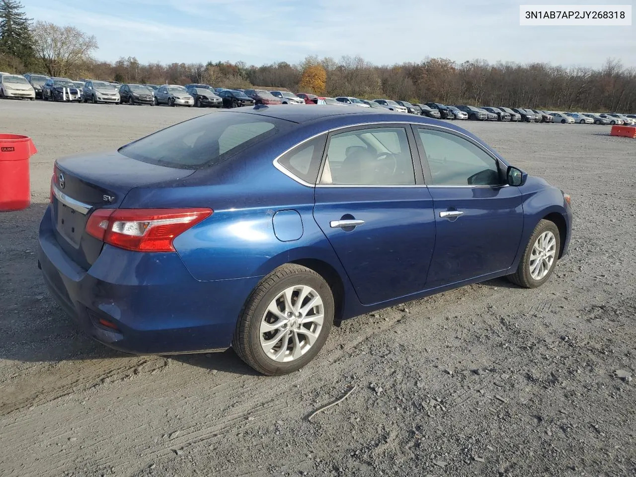 2018 Nissan Sentra S VIN: 3N1AB7AP2JY268318 Lot: 78723264