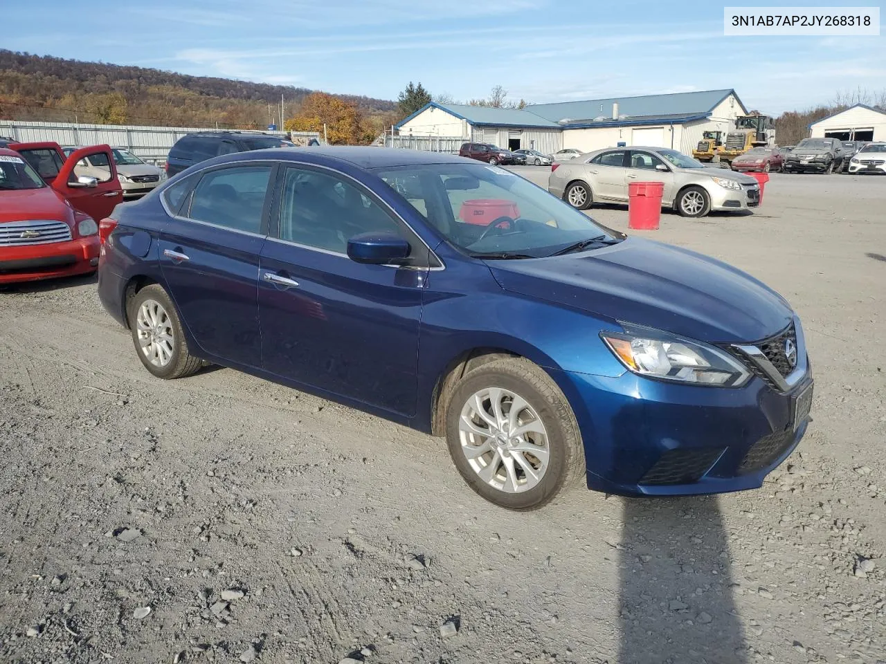 2018 Nissan Sentra S VIN: 3N1AB7AP2JY268318 Lot: 78723264