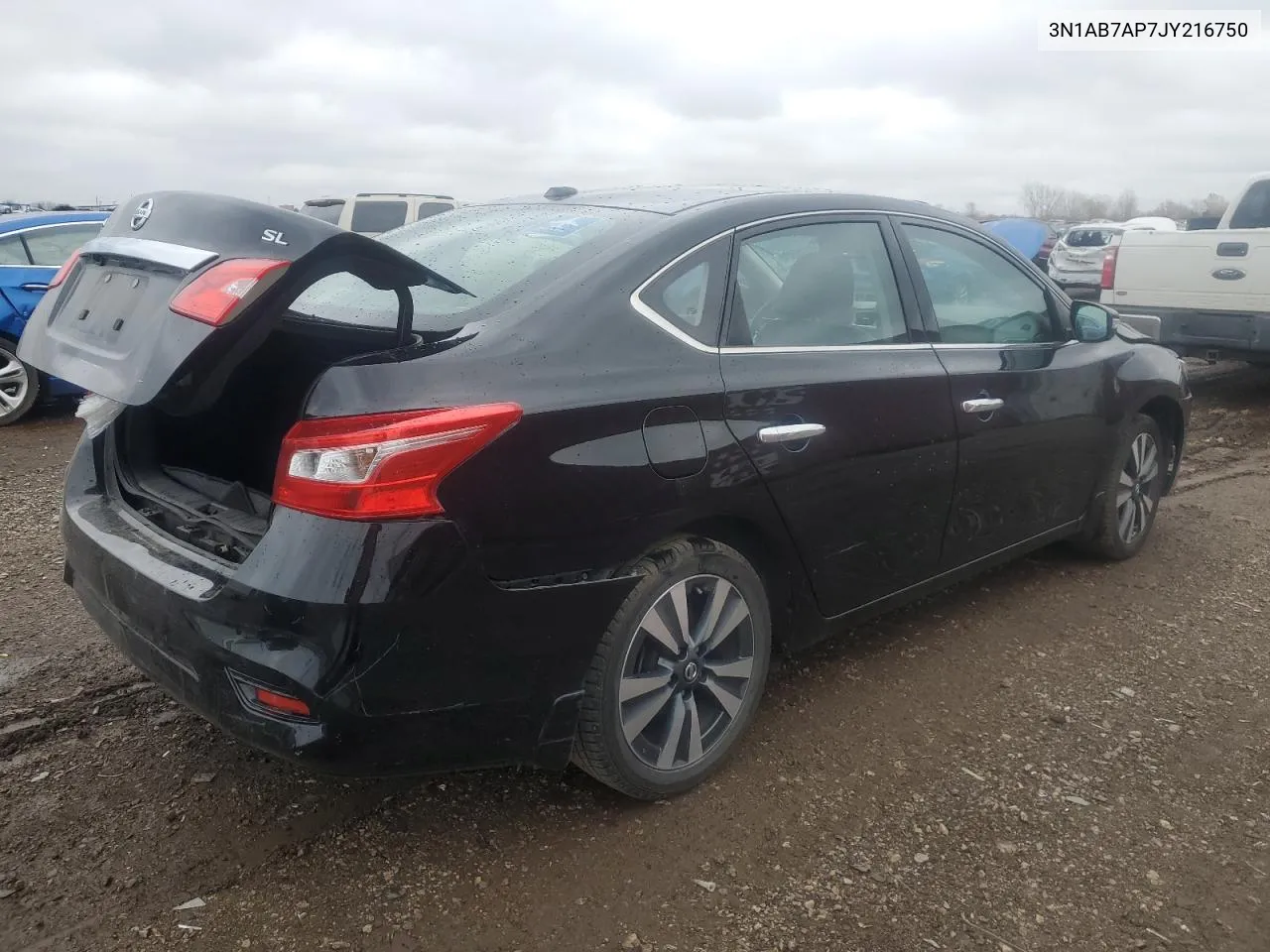 2018 Nissan Sentra S VIN: 3N1AB7AP7JY216750 Lot: 78815524