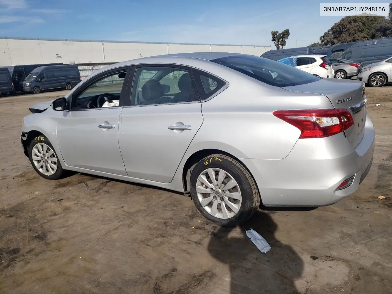 2018 Nissan Sentra S VIN: 3N1AB7AP1JY248156 Lot: 78922594