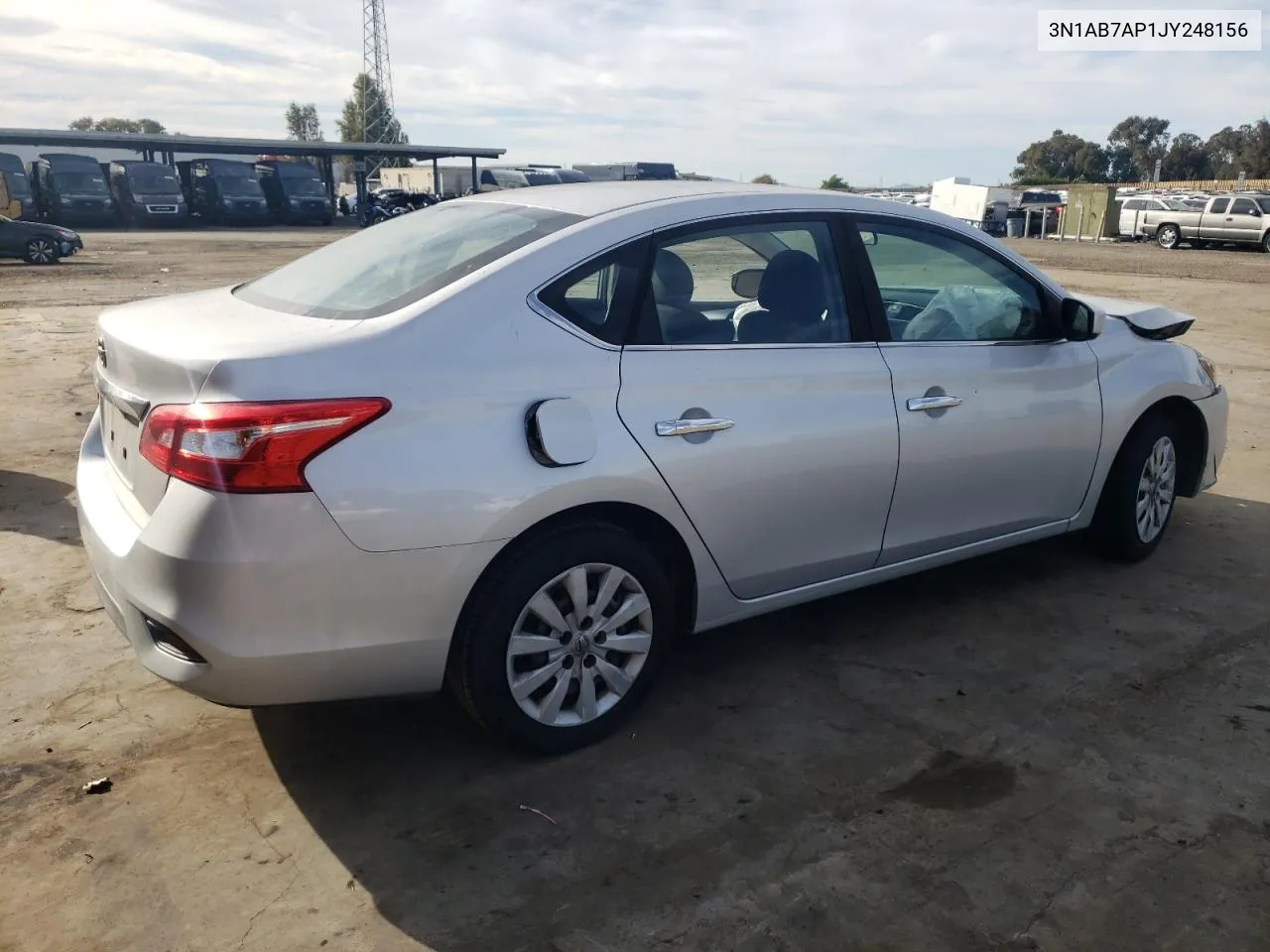 2018 Nissan Sentra S VIN: 3N1AB7AP1JY248156 Lot: 78922594