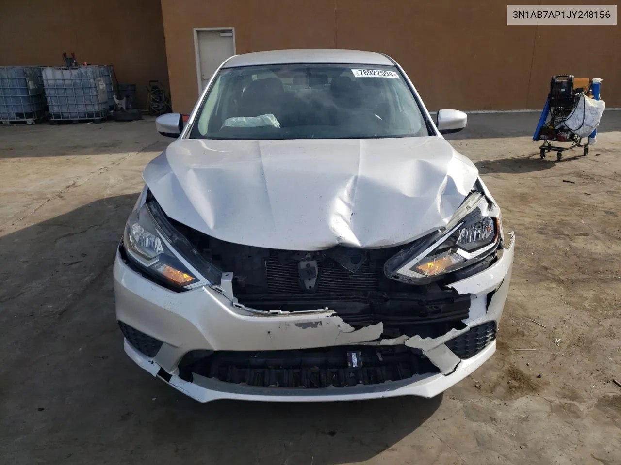 2018 Nissan Sentra S VIN: 3N1AB7AP1JY248156 Lot: 78922594