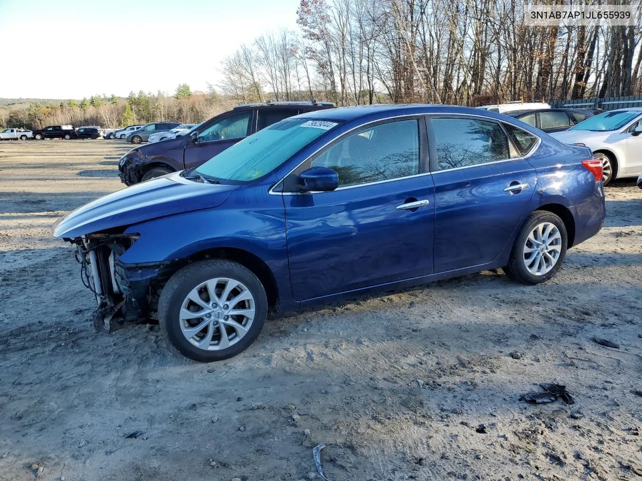 2018 Nissan Sentra S VIN: 3N1AB7AP1JL655939 Lot: 79629044