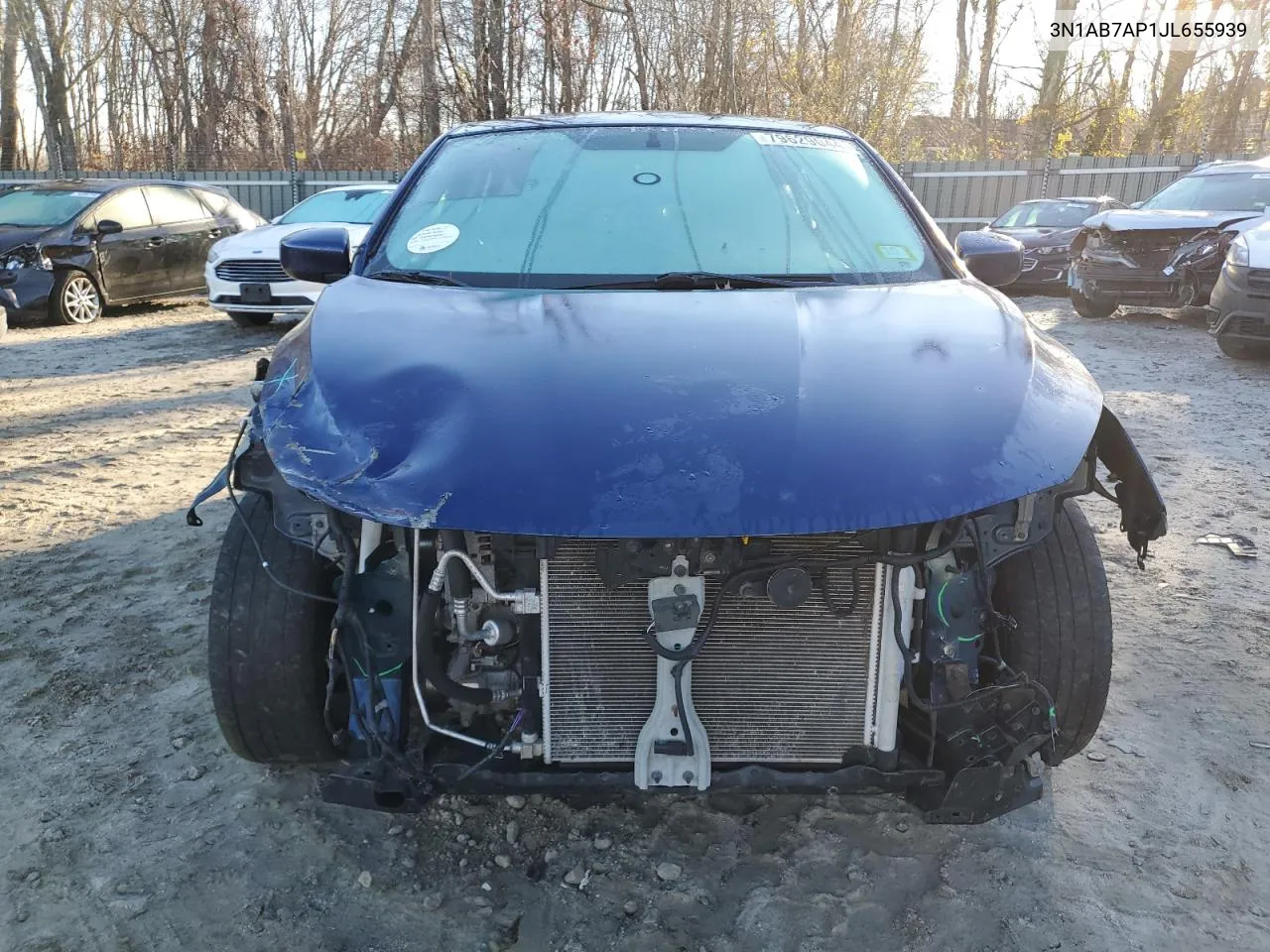 2018 Nissan Sentra S VIN: 3N1AB7AP1JL655939 Lot: 79629044