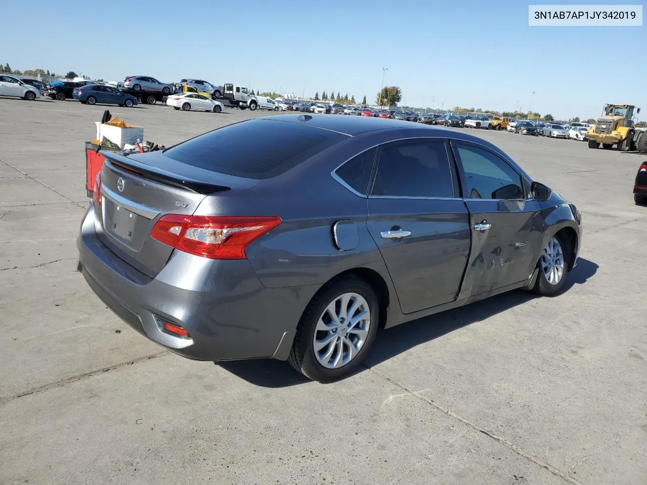 2018 Nissan Sentra S VIN: 3N1AB7AP1JY342019 Lot: 79934364