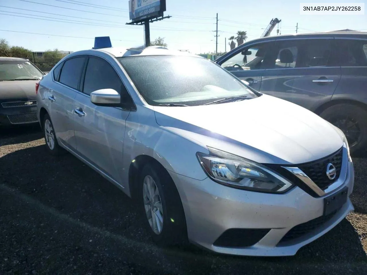 2018 Nissan Sentra S VIN: 3N1AB7AP2JY262258 Lot: 79978544