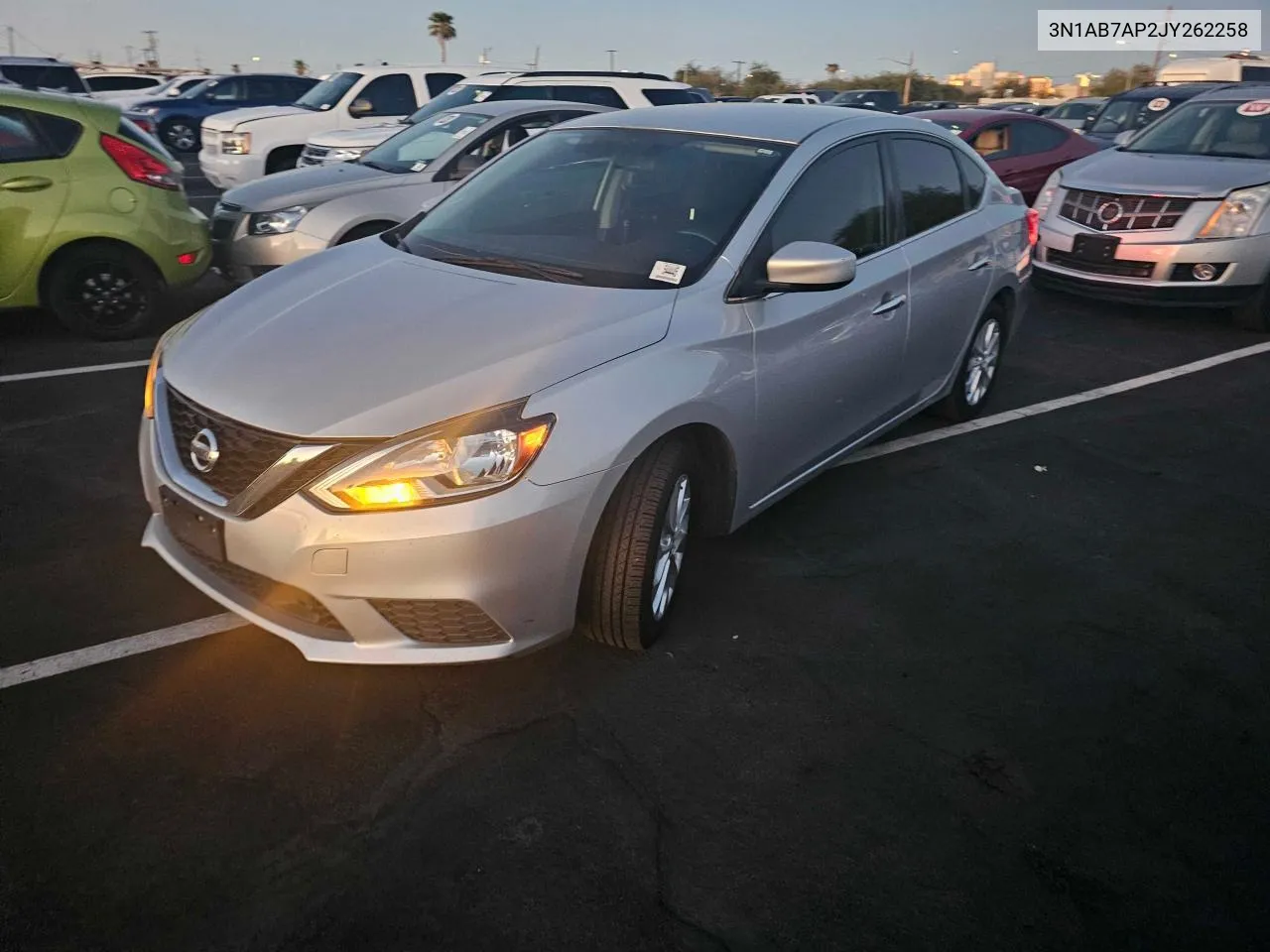 2018 Nissan Sentra S VIN: 3N1AB7AP2JY262258 Lot: 79978544