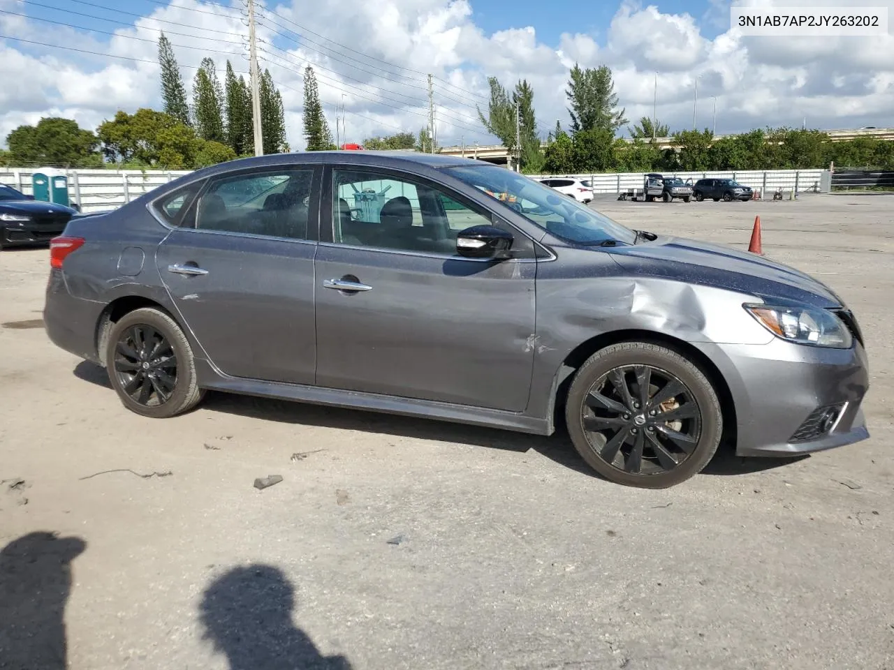 2018 Nissan Sentra S VIN: 3N1AB7AP2JY263202 Lot: 80249284