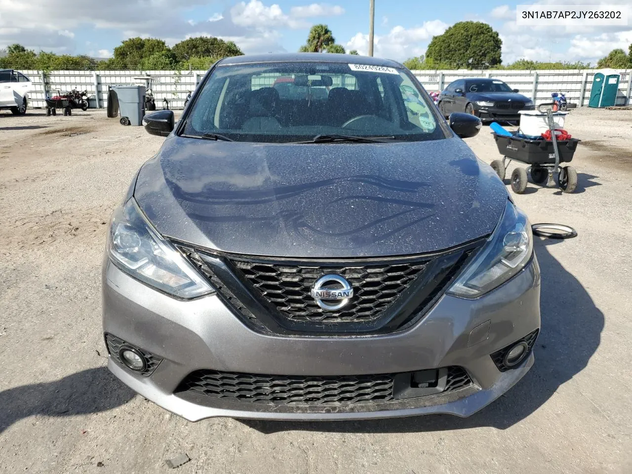 2018 Nissan Sentra S VIN: 3N1AB7AP2JY263202 Lot: 80249284