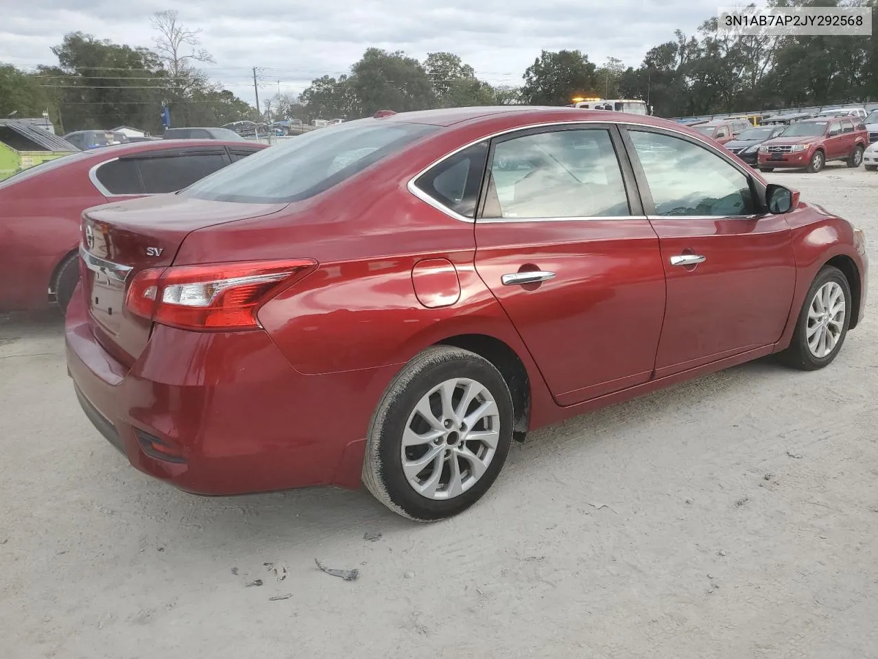 2018 Nissan Sentra S VIN: 3N1AB7AP2JY292568 Lot: 80267864