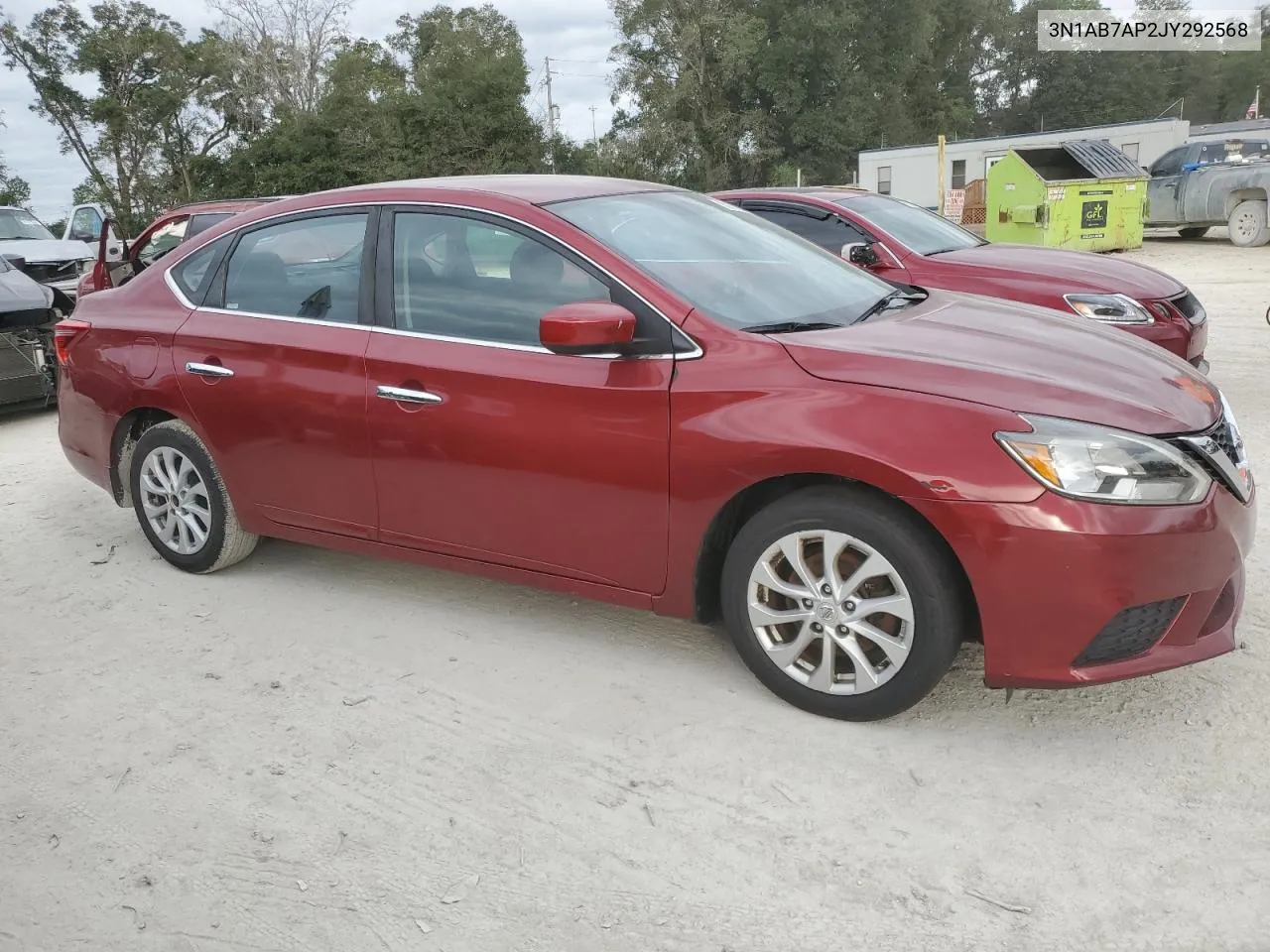 2018 Nissan Sentra S VIN: 3N1AB7AP2JY292568 Lot: 80267864