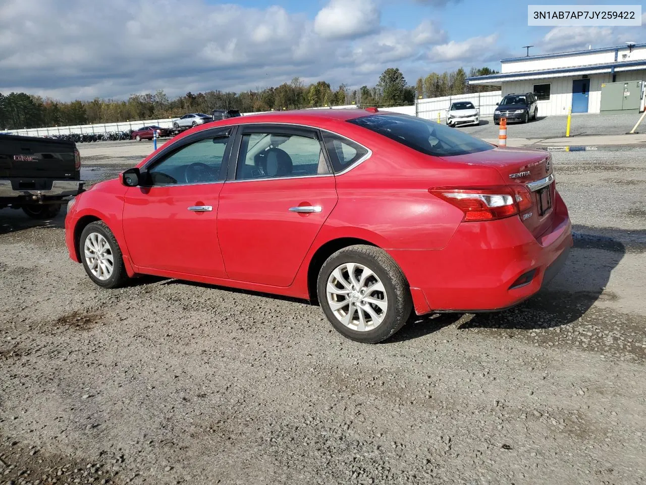 2018 Nissan Sentra S VIN: 3N1AB7AP7JY259422 Lot: 80292384