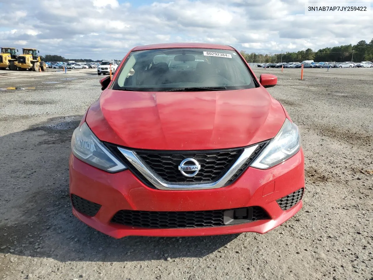 2018 Nissan Sentra S VIN: 3N1AB7AP7JY259422 Lot: 80292384