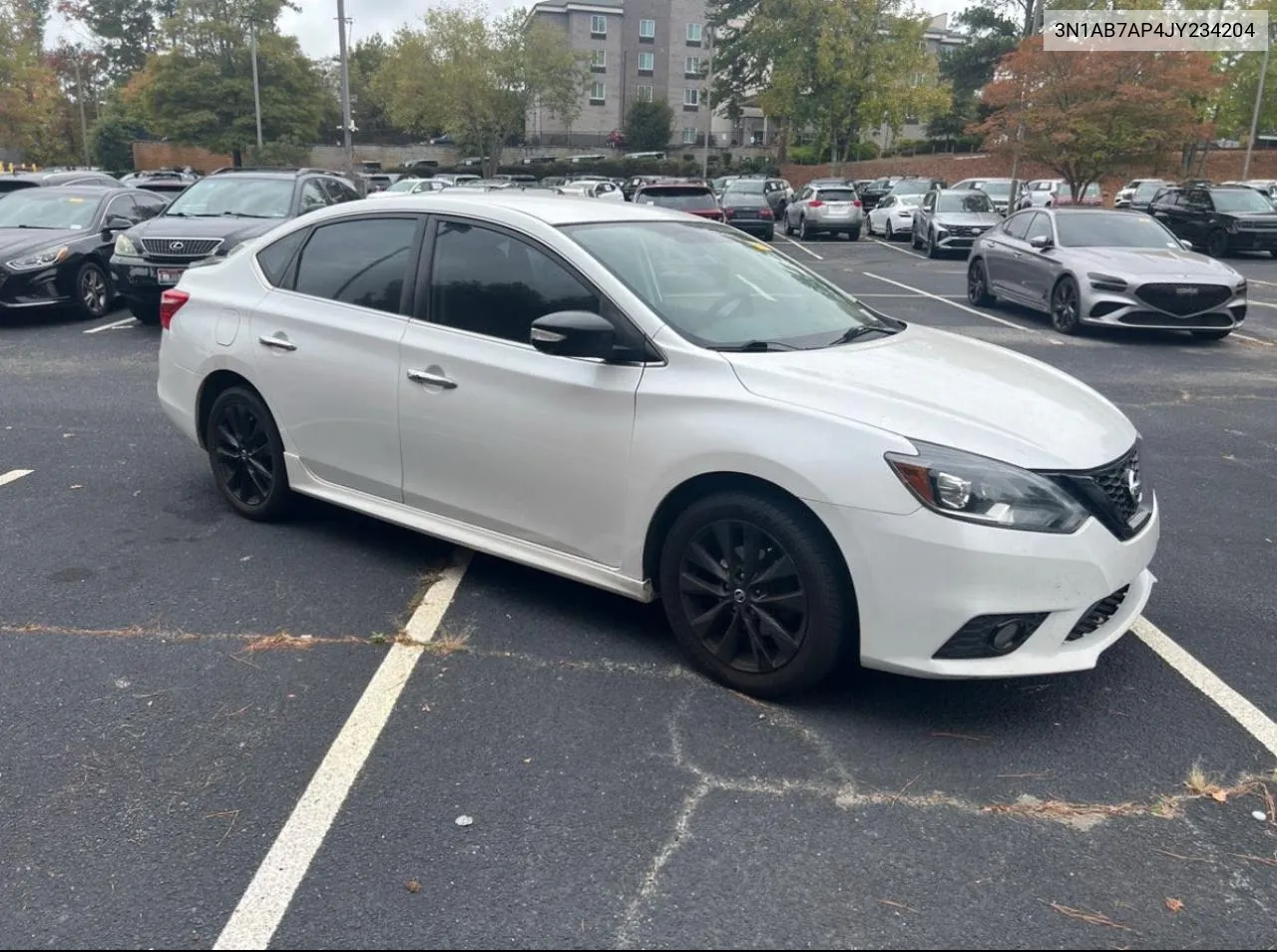 2018 Nissan Sentra S VIN: 3N1AB7AP4JY234204 Lot: 80384894