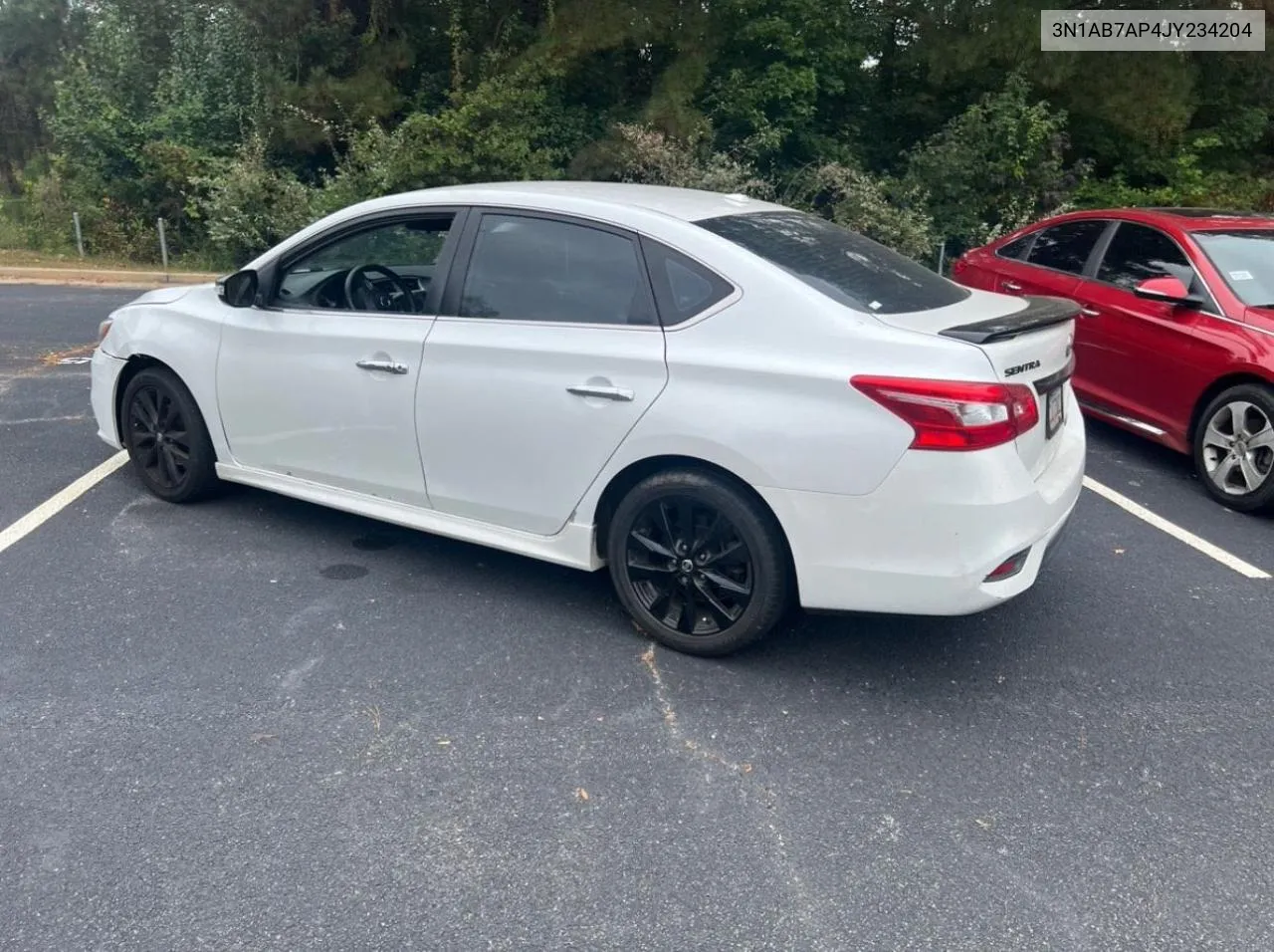 2018 Nissan Sentra S VIN: 3N1AB7AP4JY234204 Lot: 80384894