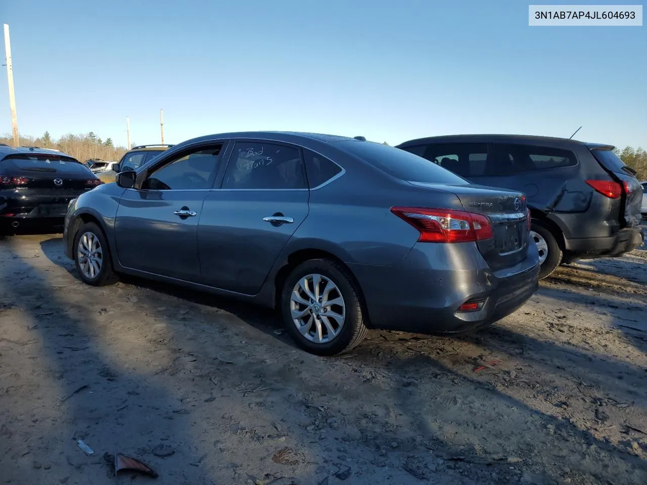 2018 Nissan Sentra S VIN: 3N1AB7AP4JL604693 Lot: 80395974