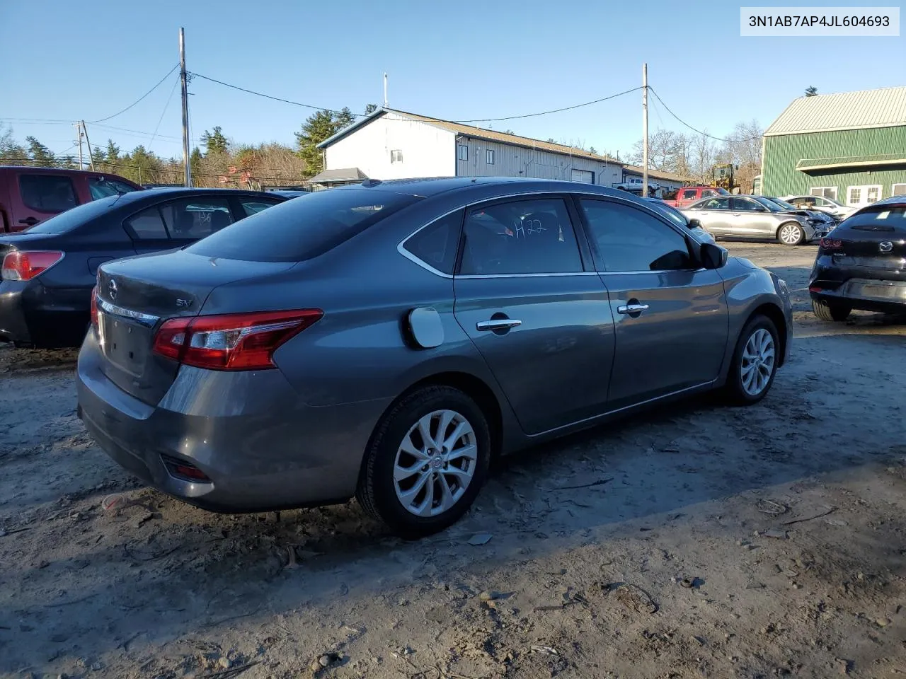 2018 Nissan Sentra S VIN: 3N1AB7AP4JL604693 Lot: 80395974