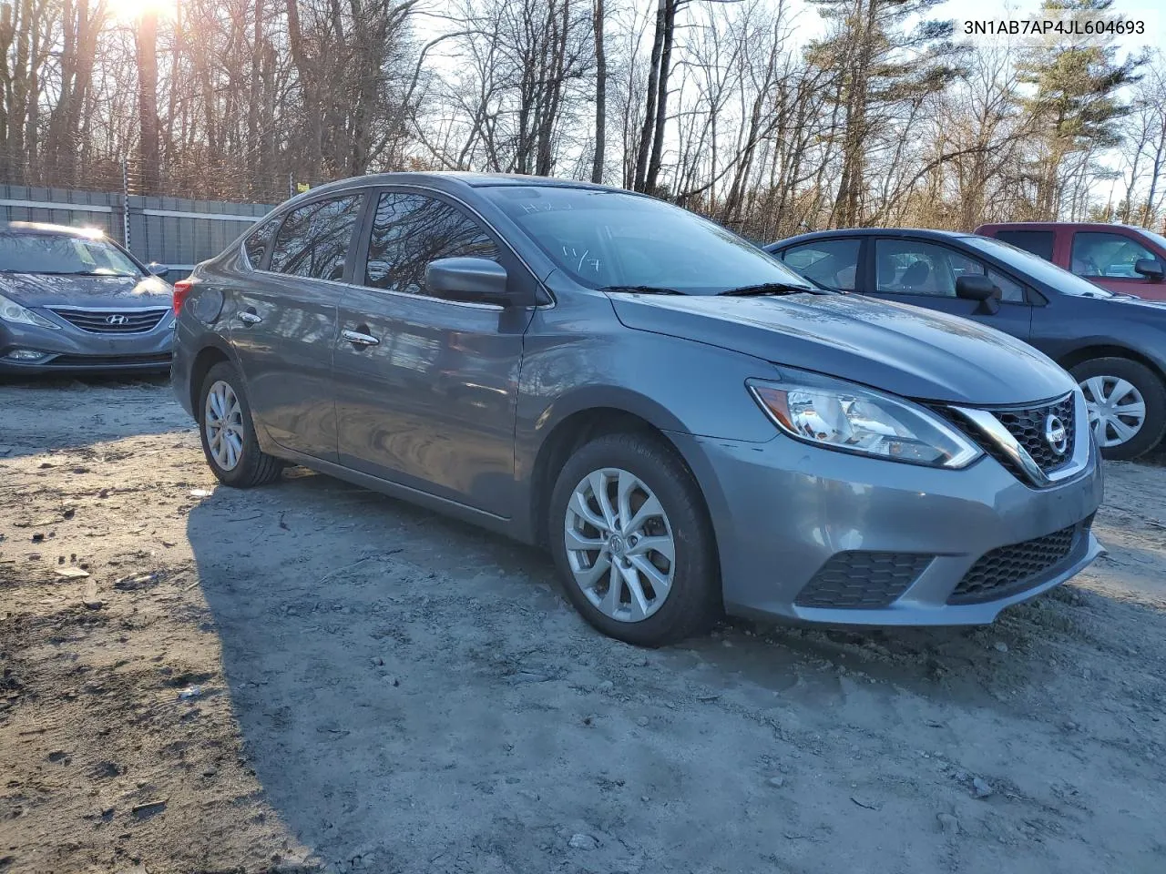 2018 Nissan Sentra S VIN: 3N1AB7AP4JL604693 Lot: 80395974