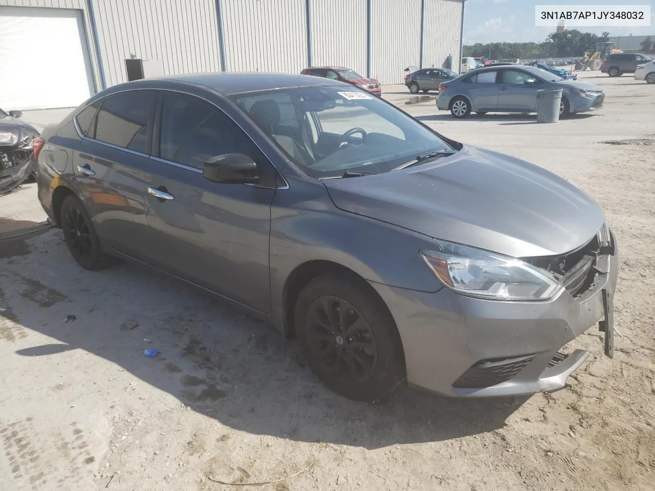 2018 Nissan Sentra S VIN: 3N1AB7AP1JY348032 Lot: 80413924