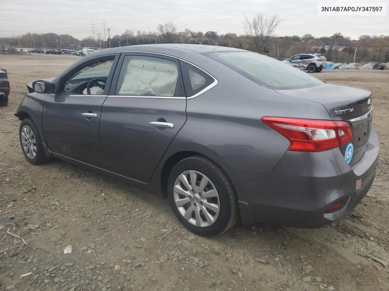 2018 Nissan Sentra S VIN: 3N1AB7AP0JY347597 Lot: 80530284