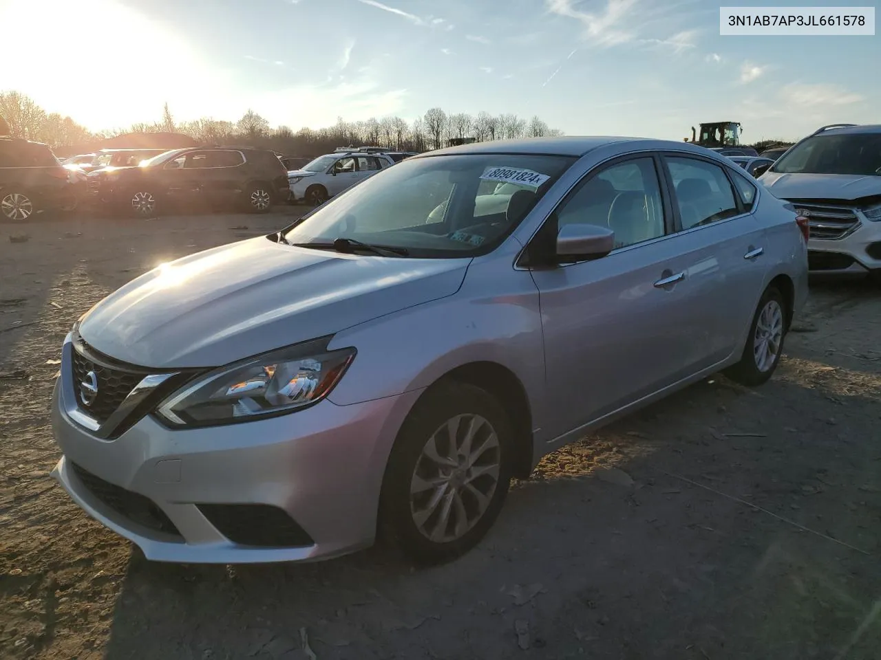 2018 Nissan Sentra S VIN: 3N1AB7AP3JL661578 Lot: 80981824