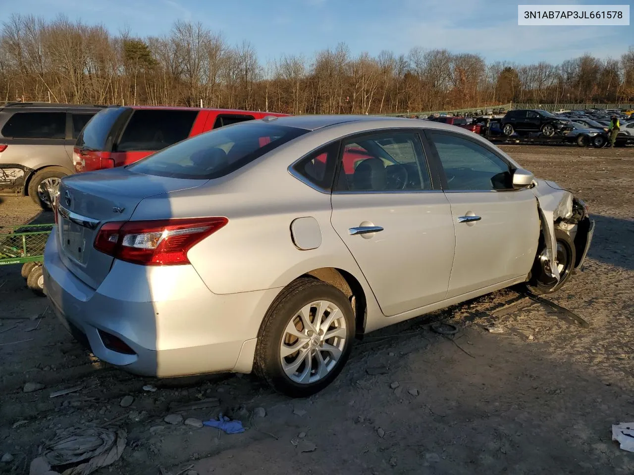 2018 Nissan Sentra S VIN: 3N1AB7AP3JL661578 Lot: 80981824