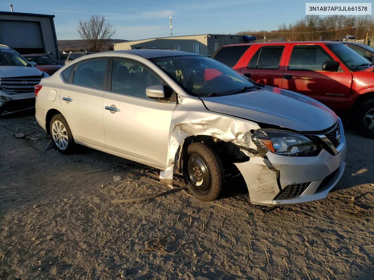 2018 Nissan Sentra S VIN: 3N1AB7AP3JL661578 Lot: 80981824