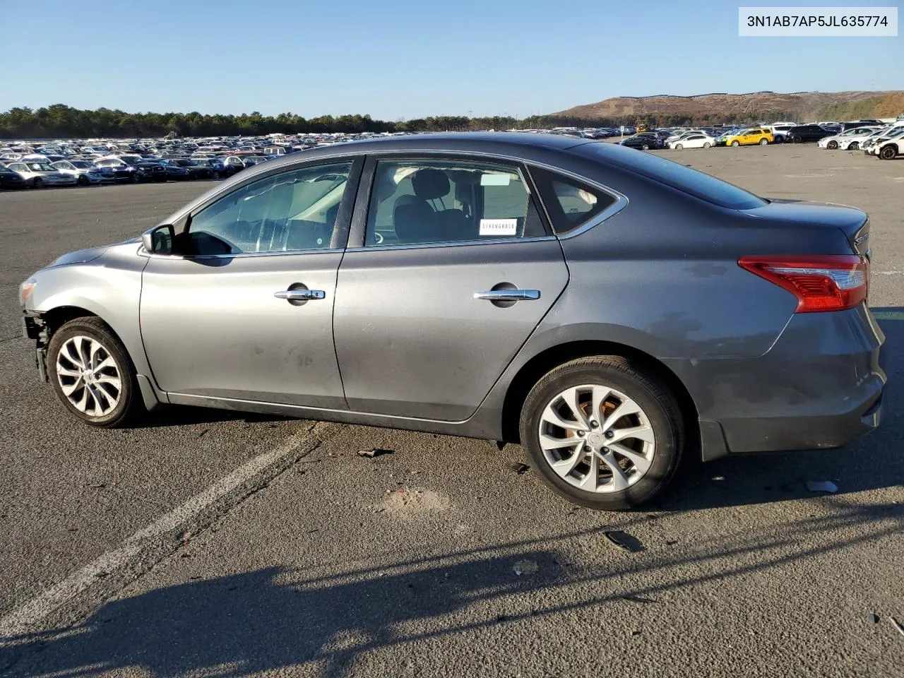 3N1AB7AP5JL635774 2018 Nissan Sentra S