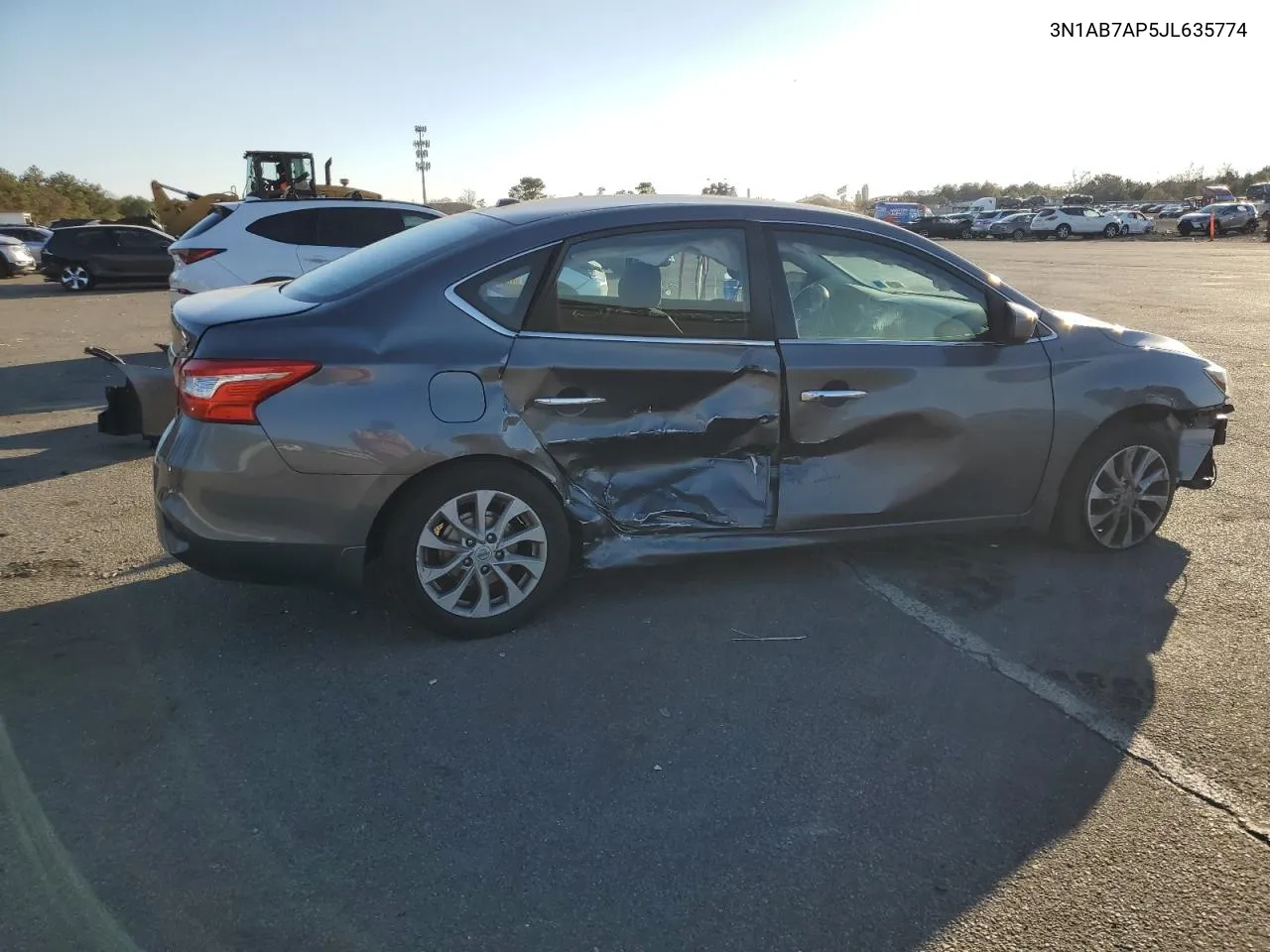 3N1AB7AP5JL635774 2018 Nissan Sentra S