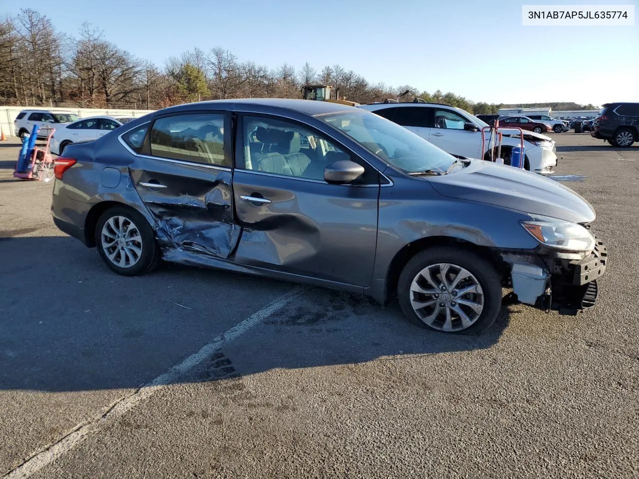 3N1AB7AP5JL635774 2018 Nissan Sentra S