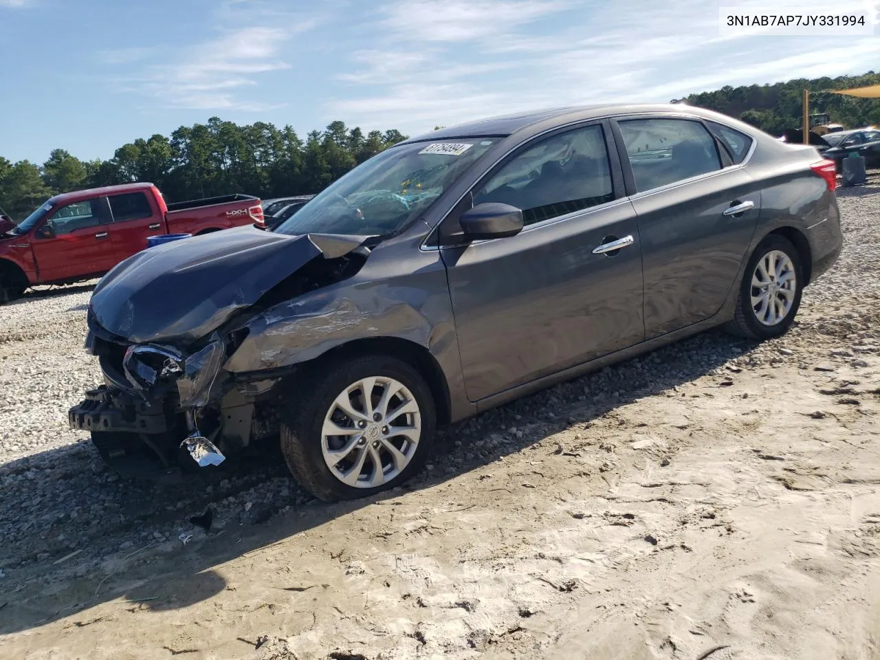 2018 Nissan Sentra S VIN: 3N1AB7AP7JY331994 Lot: 81339544