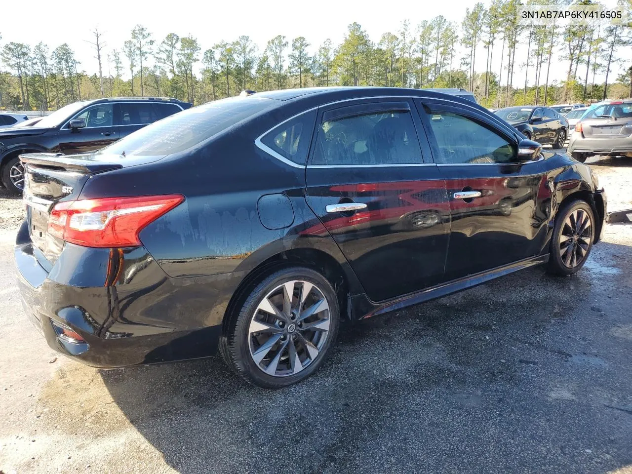 2019 Nissan Sentra S VIN: 3N1AB7AP6KY416505 Lot: 38057284